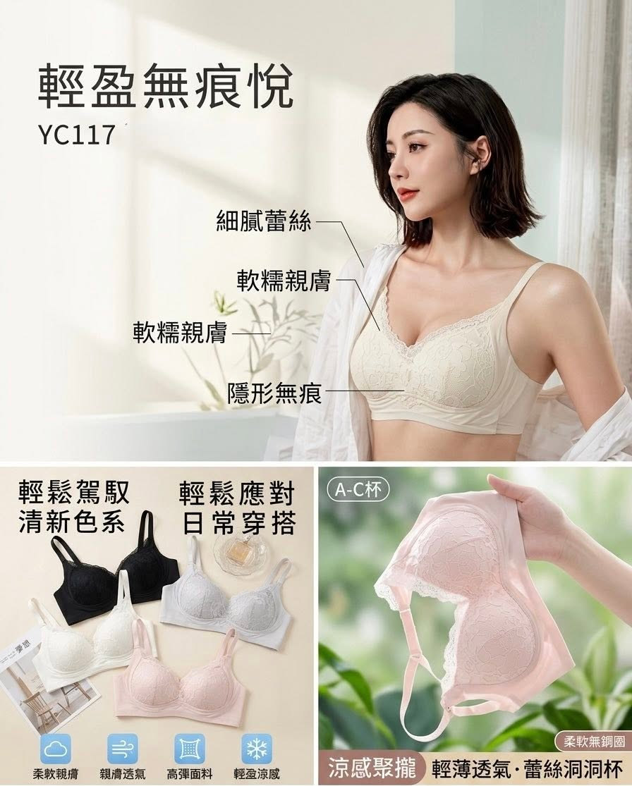 Easee 8875 透氣網紗細節